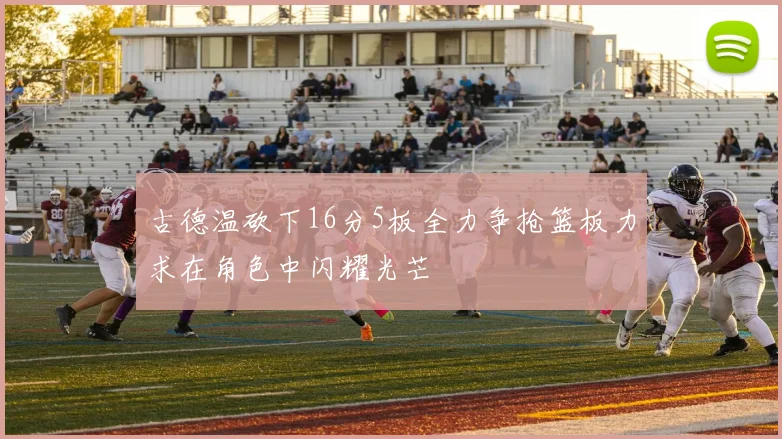 古德温砍下16分5板全力争抢篮板力求在角色中闪耀光芒